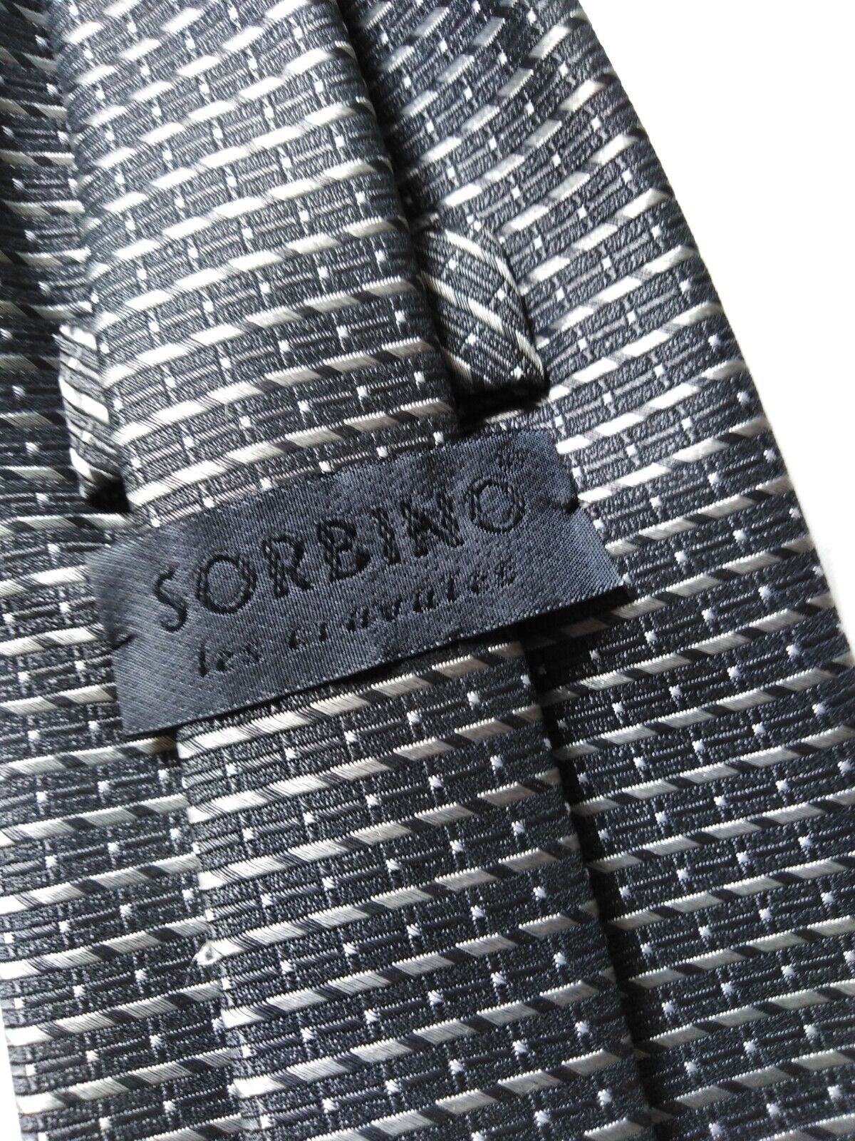 SORBINO 100% SILK TIE SETA CRAVATTA NECKTIE MADE IN ITALY