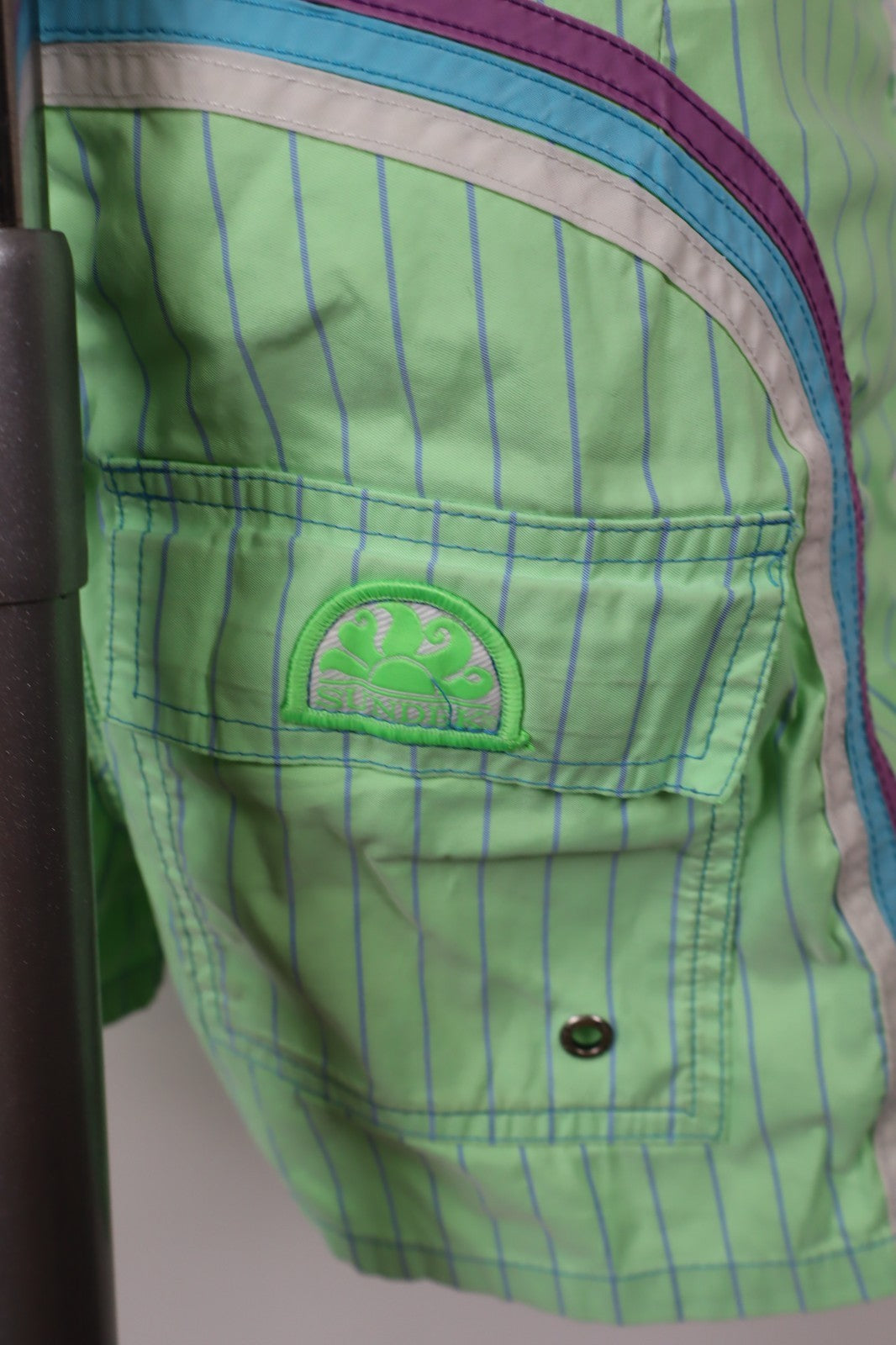 SUNDEK COSTUME PANTALONCINO MARE UOMO TG 30 MEN SWIMSUIT VINTAGE CASUAL