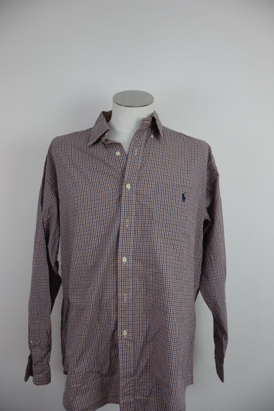 RALPH LAUREN CAMICIA COTONE SHIRT UOMO Tg L MAN VINTAGE CASUAL COTTON
