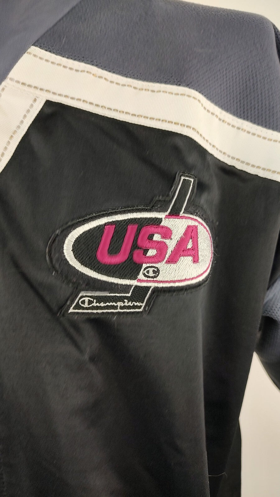 CHAMPION USA HOCKEY GIACCA SPORTIVA UOMO Tg. M MAN CASUAL SPORT JACKET