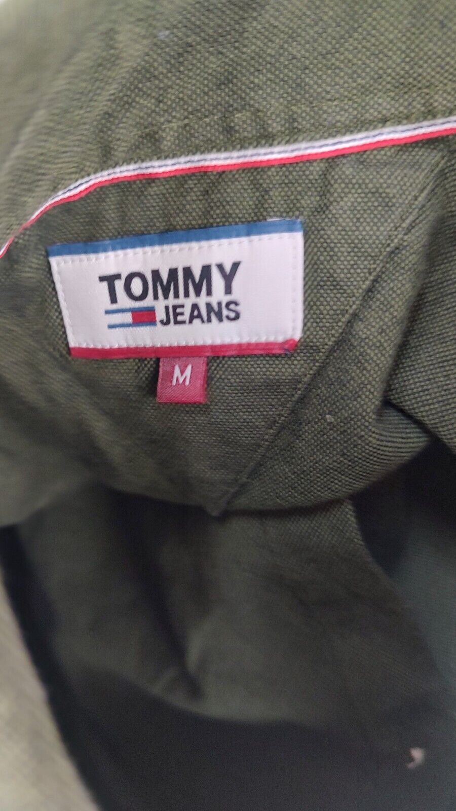 TOMMY HILFIGER JEANS CAMICIA UOMO TG. M MAN CASUAL VINTAGE SHIRT MADE ITALY