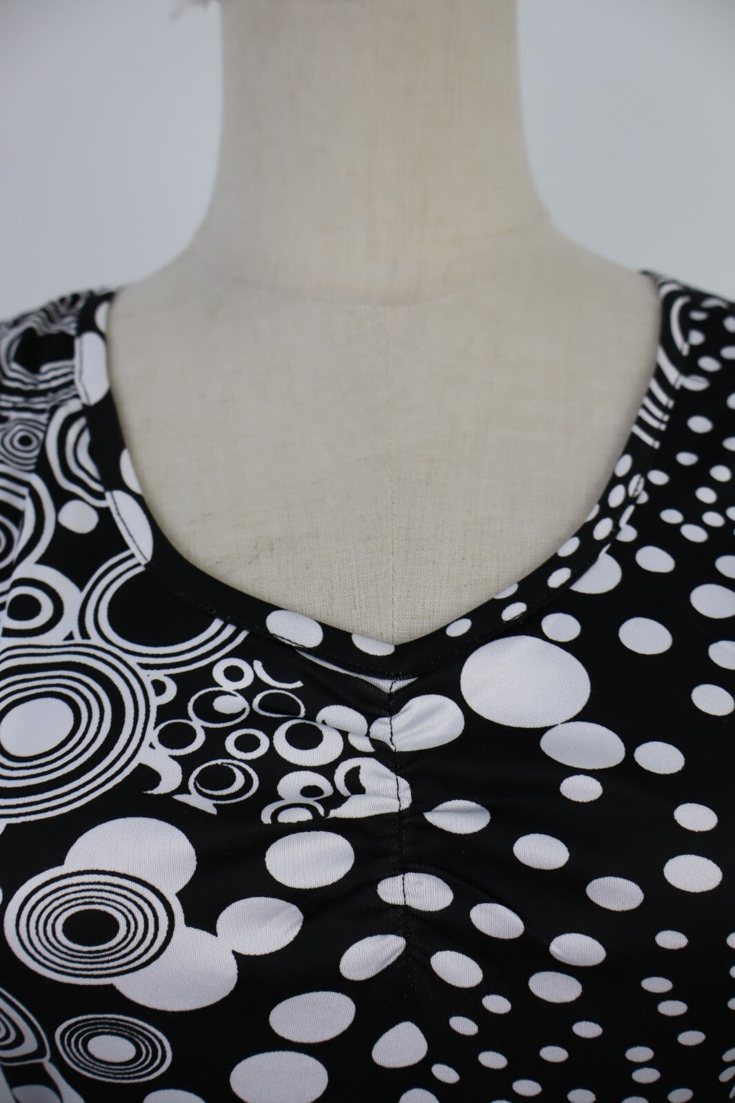 NONAME MAGLIA CROP TOP DONNA TG M WOMAN T-SHIRT FUNKY VIRTUAL VINTAGE Y2K 2000'S