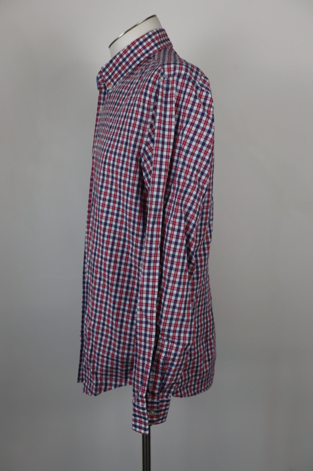 HUGO BOSS CAMICIA COTONE UOMO TG. L MAN CASUAL VINTAGE SHIRT LOGO