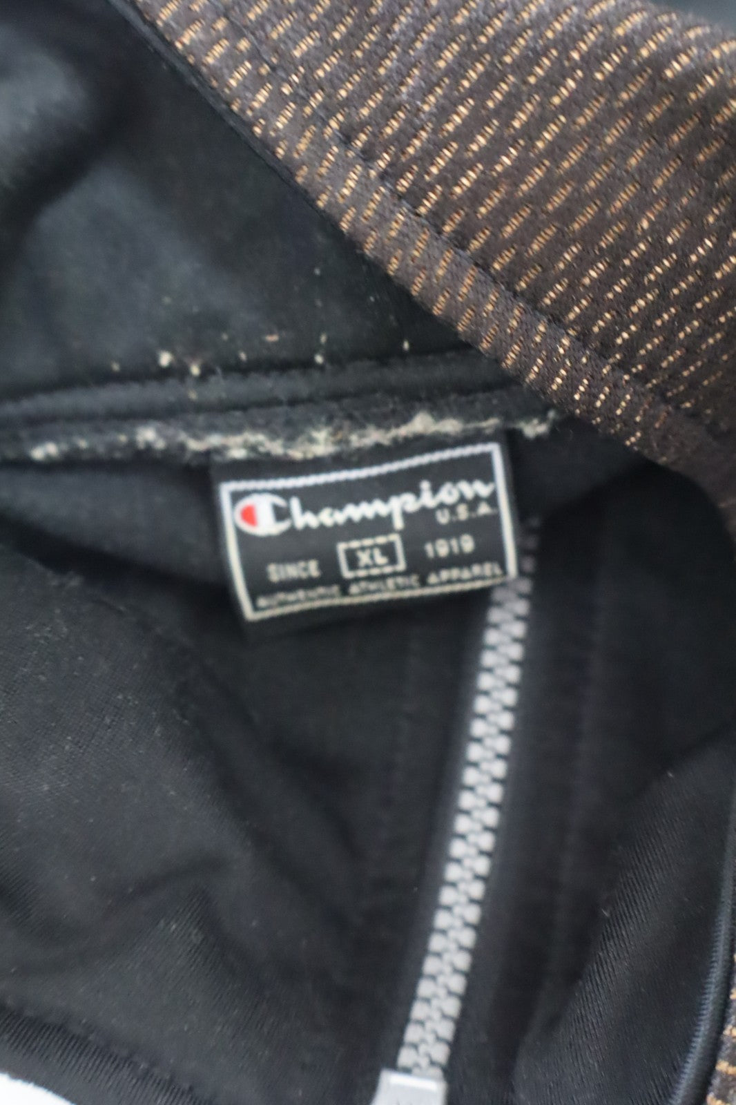 CHAMPION GIACCA SPORTIVA FELPA ZIP UOMO Tg XL MAN CASUAL SPORT JACKET VINTAGE