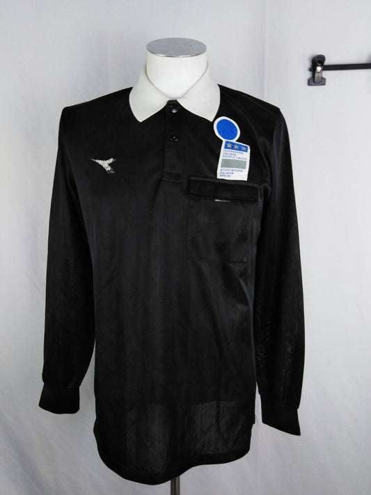 DIADORA ITALY MAGLIA ARBITRO CALCIO UOMO Tg M/44-46 SOCCER VINTAGE JERSEY