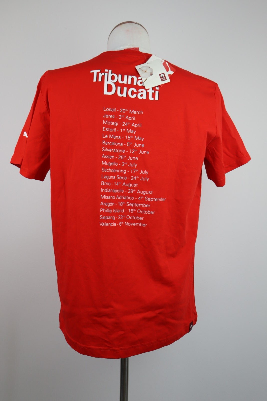 PUMA MAGLIA DUCATI UOMO Tg 52 MAN T-SHIRT SPORT CASUAL VINTAGE COTONE