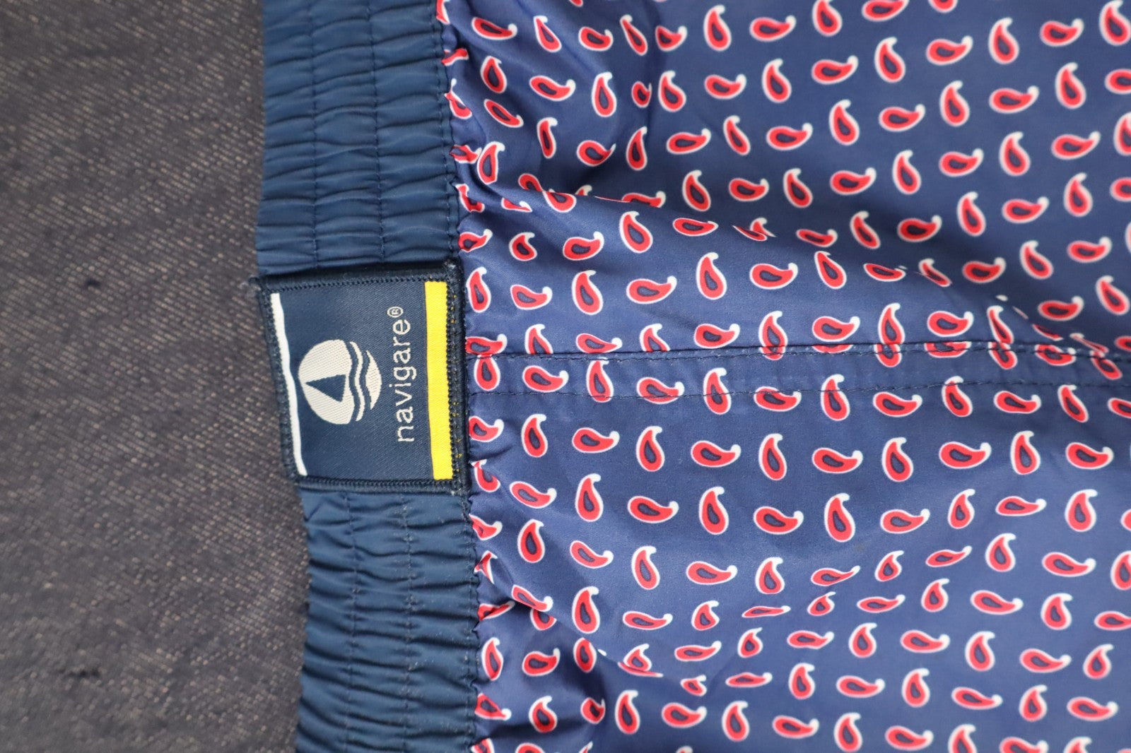 NAVIGARE COSTUME PANTALONCINO MARE UOMO TG 2XL MEN SWIMSUIT VINTAGE CASUAL