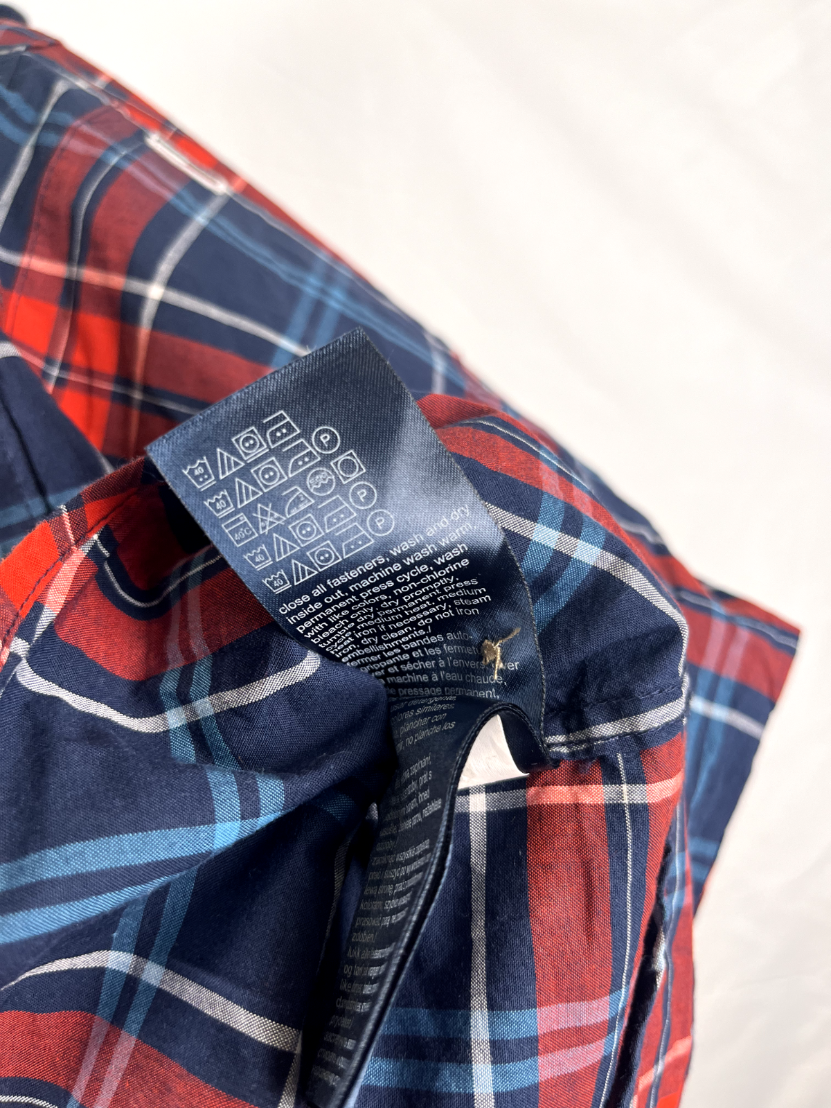 TOMMY HILFIGER CAMICIA COTONE SHIRT UOMO Tg. M MAN VINTAGE CASUAL COTTON