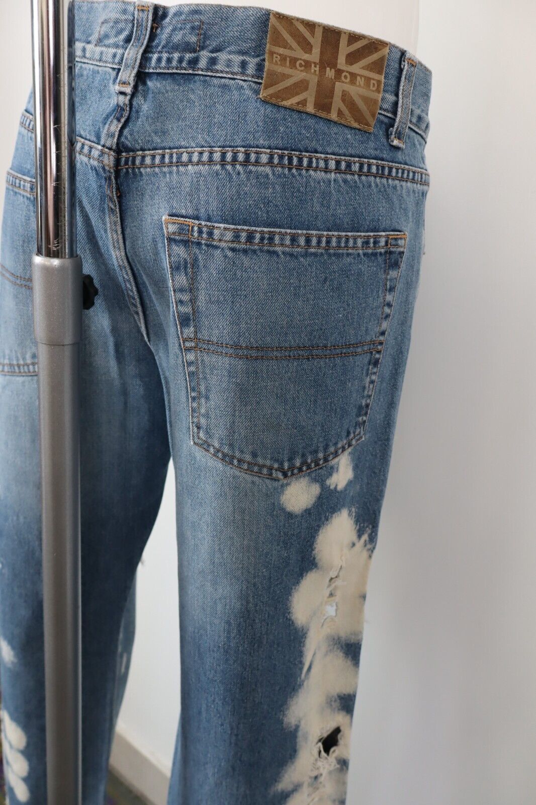 RICHMOND JEANS PANTALONE UOMO CASUAL W36 MAN VINTAGE PANTS DENIM