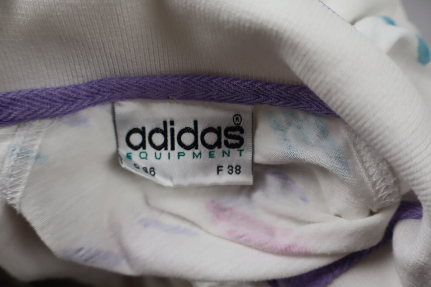 ADIDAS EQUIPMENT MAGLIA POLO TENNIS DONNA TG D36 F38 WOMAN VINTAGE T-SHIRT SPORT