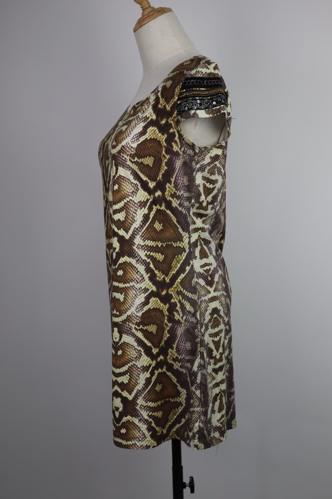 CUSTO BARCELONA VESTITO DONNA TG 2 WOMAN CASUAL VINTAGE DRESS