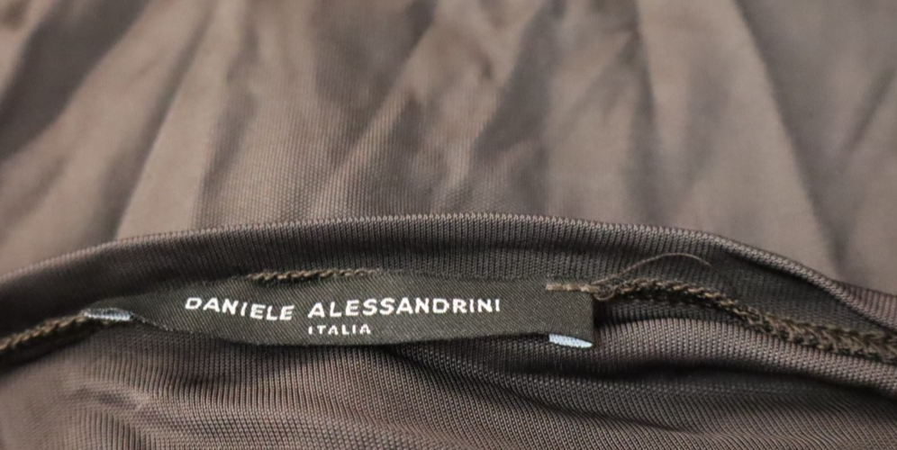 DANIELE ALESSANDRINI VESTITO ABITO DONNA TG 40 WOMAN CASUAL VINTAGE DRESS LOGO