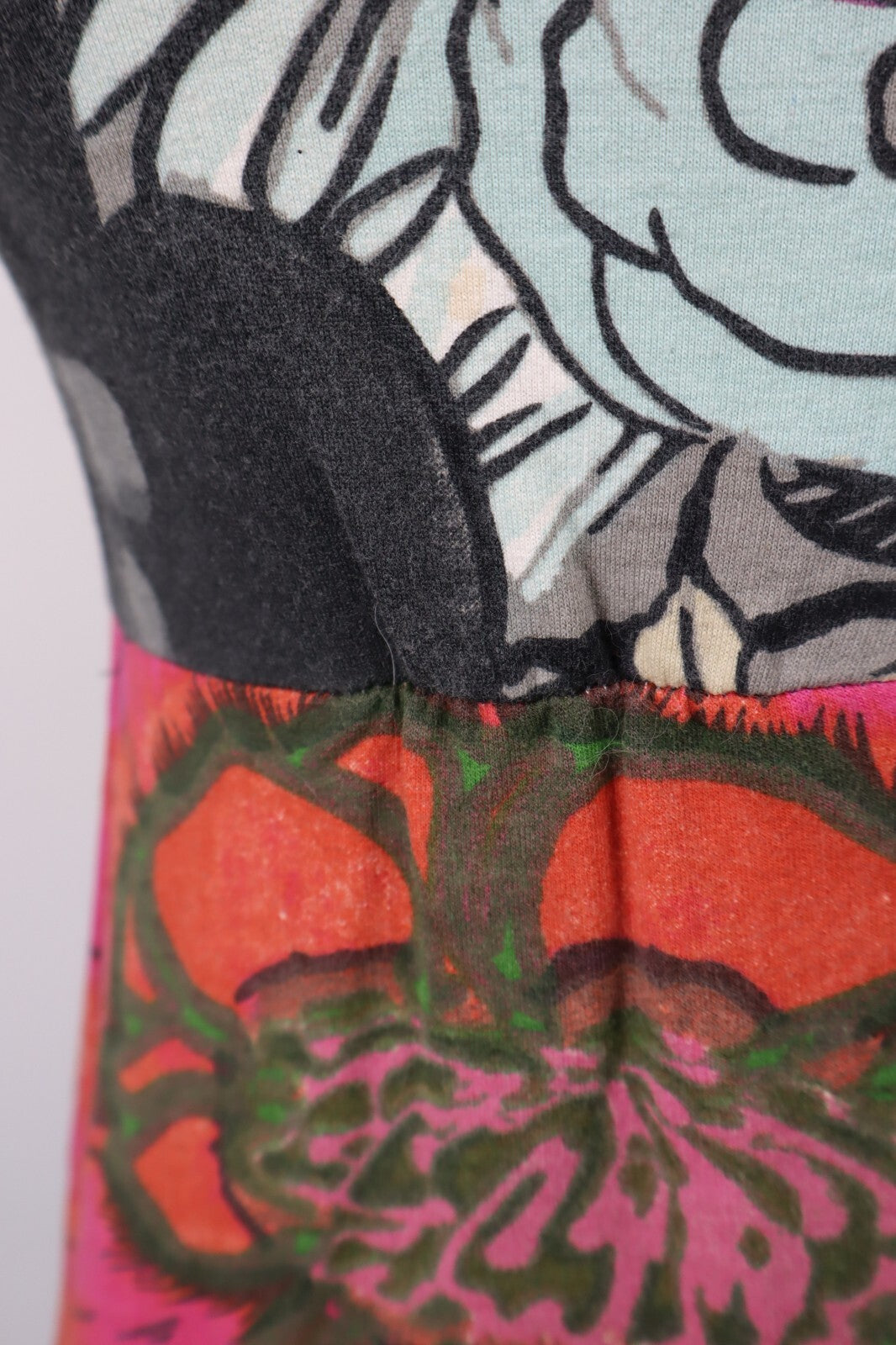 DESIGUAL VESTITO ABITO DONNA TG. XS WOMAN CASUAL VINTAGE DRESS