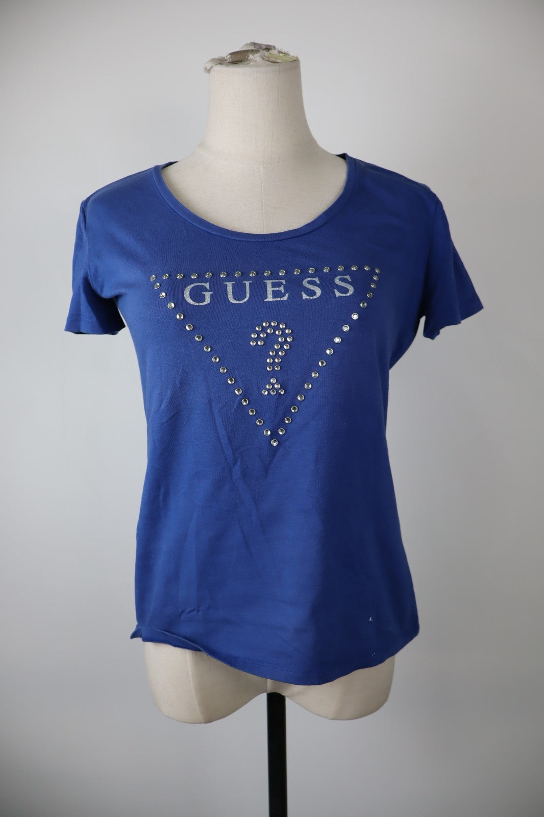 GUESS MAGLIA DONNA TG. M WOMAN CASUAL VINTAGE T-SHIRT  TOP COTONE