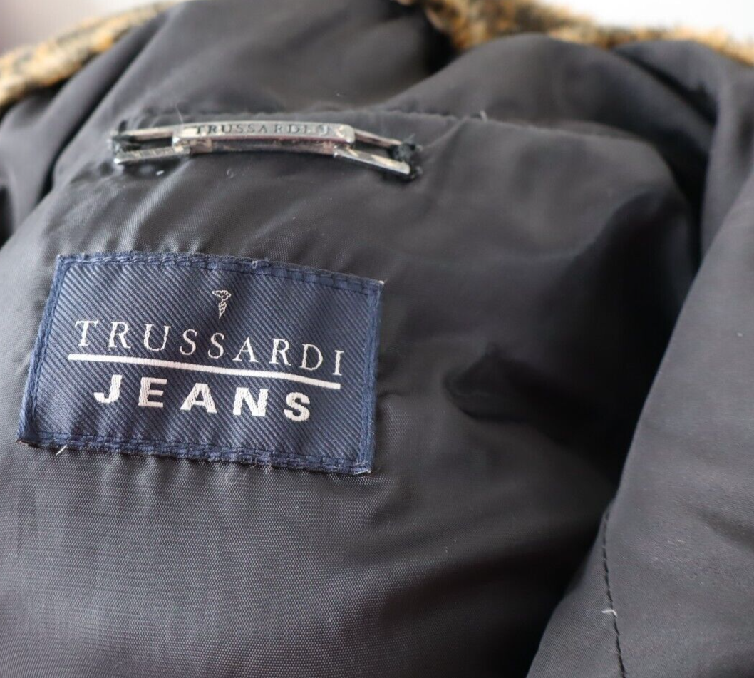 TRUSSARDI JEANS GIUBBINO IMBOTTITO DONNA 44 VINTAGE WOMAN JACKET CASUAL VINTAGE