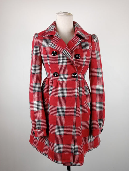 MISS BORSALINO CAPPOTTO DONNA COAT Tg 40 WOMEN LANA WOOL VINTAGE CASUAL JACKET