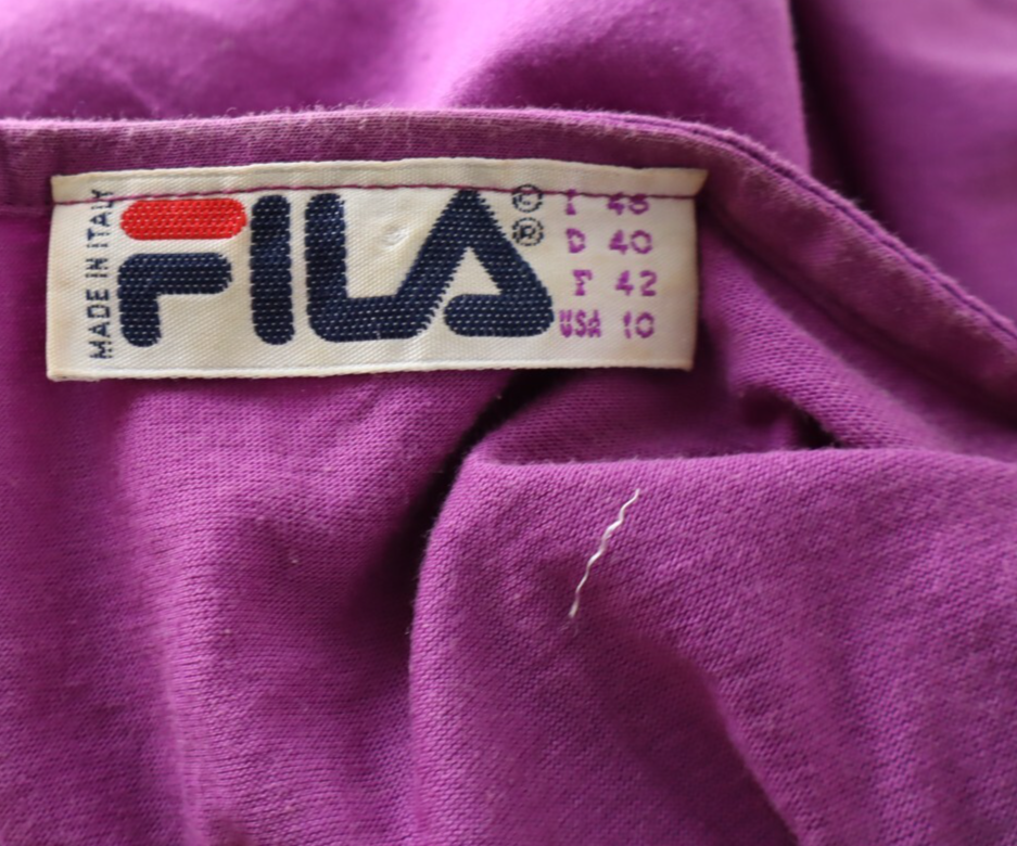 FILA MAGLIA DONNA TG. 48 WOMAN CASUAL VINTAGE T-SHIRT COTONE