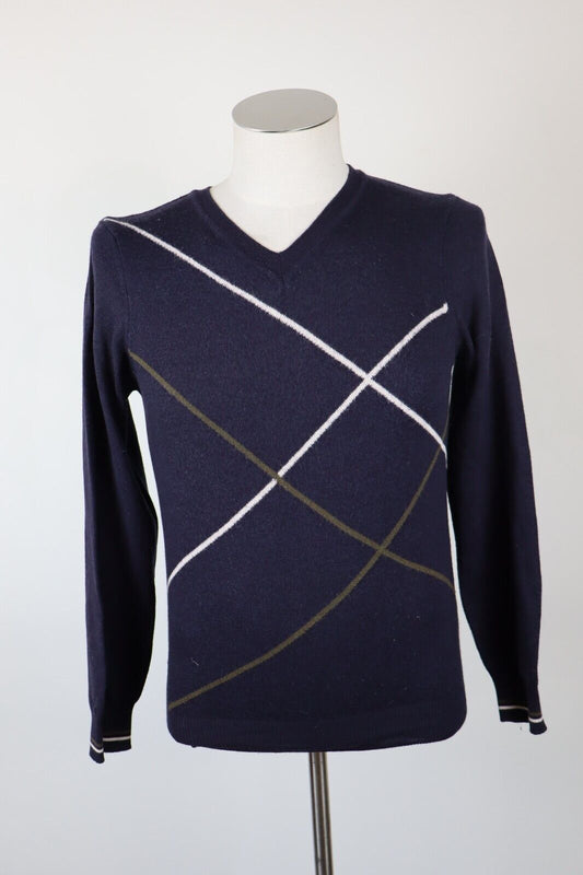 AJ ARMANI JEANS MAGLIONE LANA UOMO TG S WOOL MAN SWEATER CASUAL VINTAGE