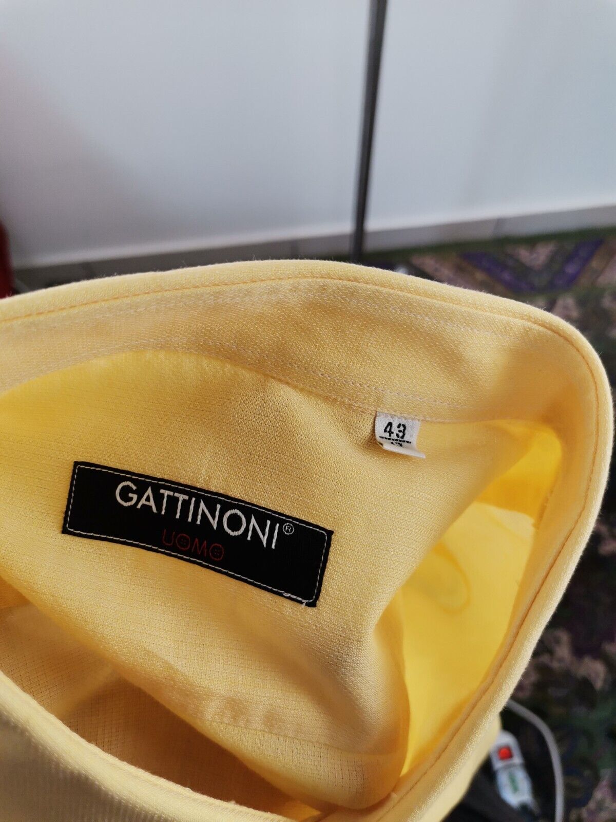GATTINONI CAMICIA UOMO TG. 43 MAN CASUAL VINTAGE SHIRT