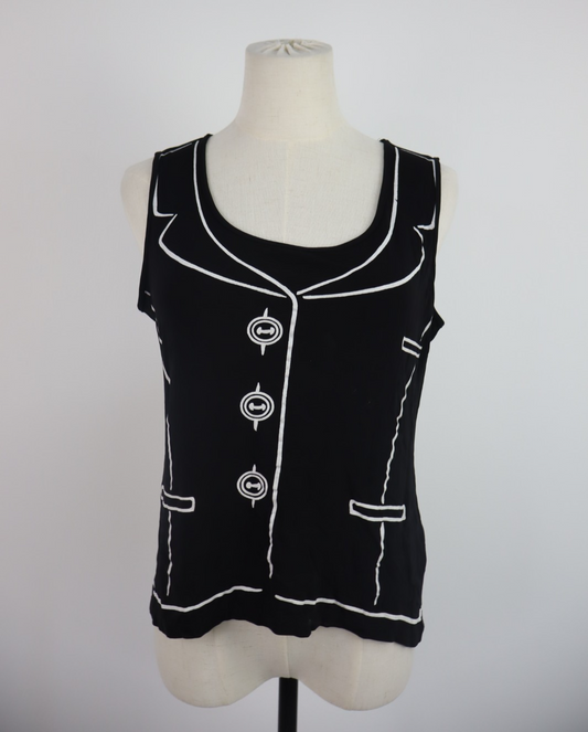 GATTINONI MAGLIA DONNA TG. 46 WOMAN CASUAL VINTAGE T-SHIRT  TOP CANOTTA