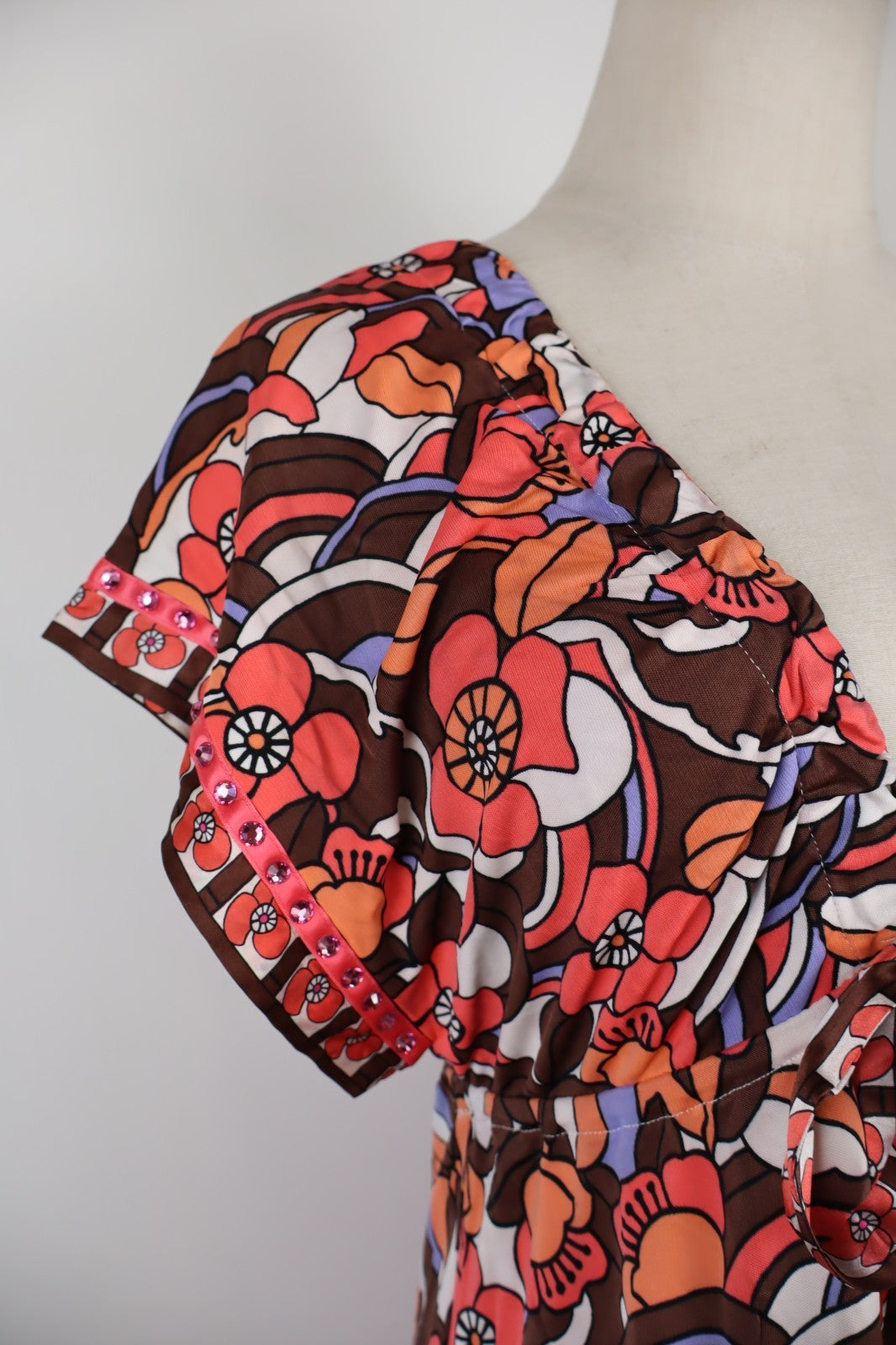 VDP MAGLIA DONNA TG. IV 4 WOMAN CASUAL VINTAGE T-SHIRT SETA SILK SOIE