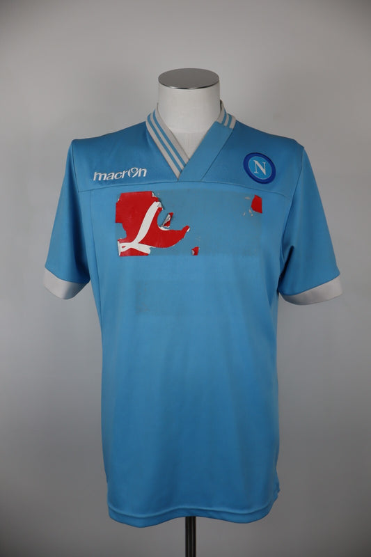 MACRON NAPOLI MAGLIA CALCIO UOMO Tg M SOCCER TRIKOT MAN JERSEY 2012/13