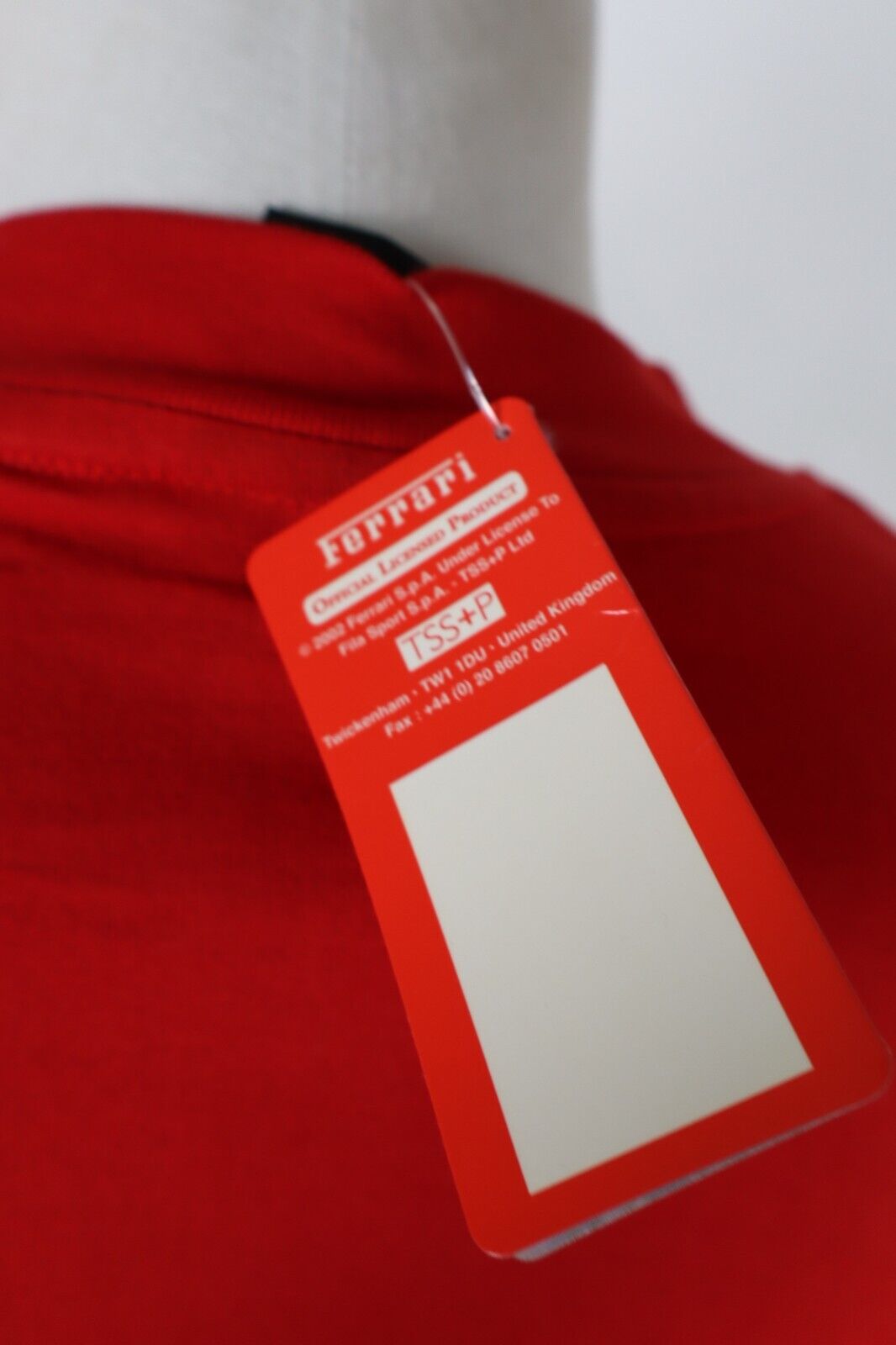FERRARI SCUDERIA MAGLIA UOMO TG S MAN T-SHIRT SPORT CASUAL VINTAGE CON TAG