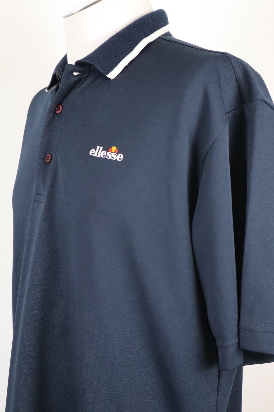 ELLESSE POLO MAGLIA UOMO TG 54 MAN T-SHIRT CASUAL VINTAGE COTONE