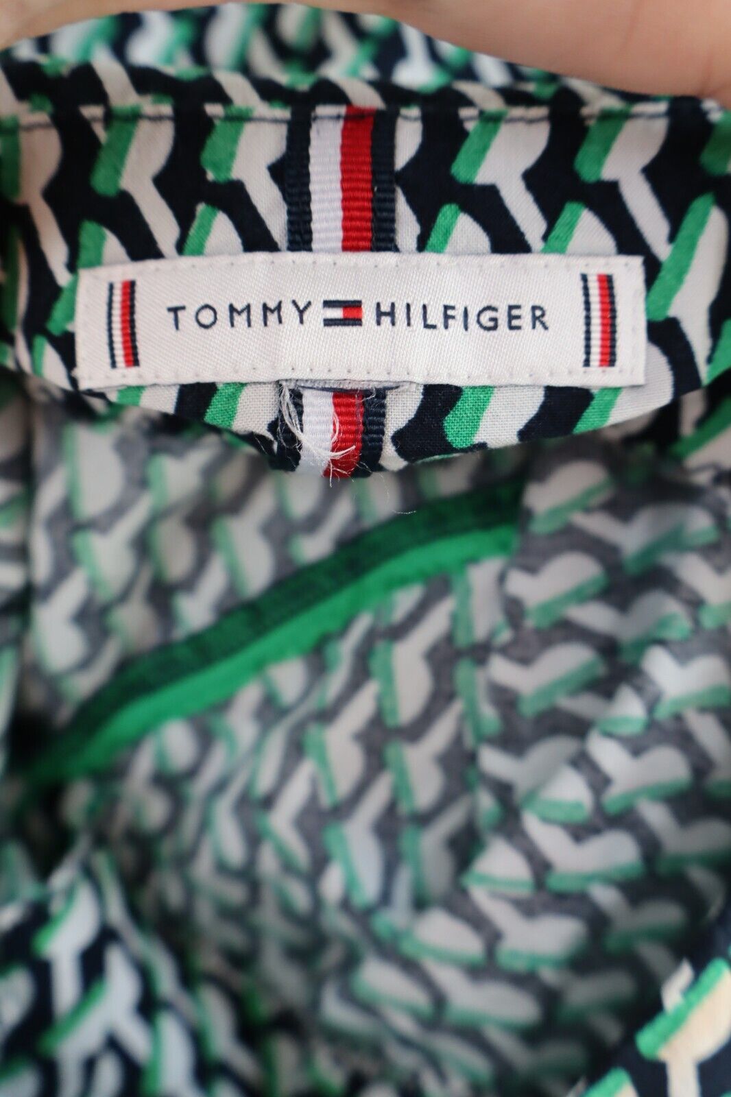 TOMMY HILFIGER VESTITO DONNA TG. S WOMAN CASUAL VINTAGE DRESS COTONE