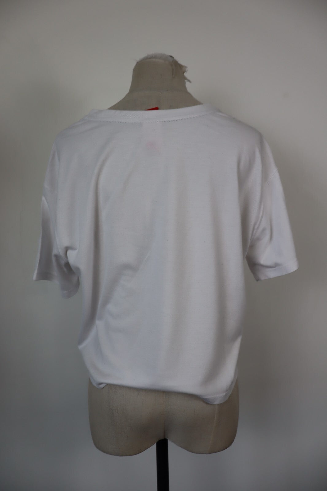 NIKE MAGLIA DONNA COTONE TG. L WOMAN CASUAL VINTAGE T-SHIRT CROP TOP