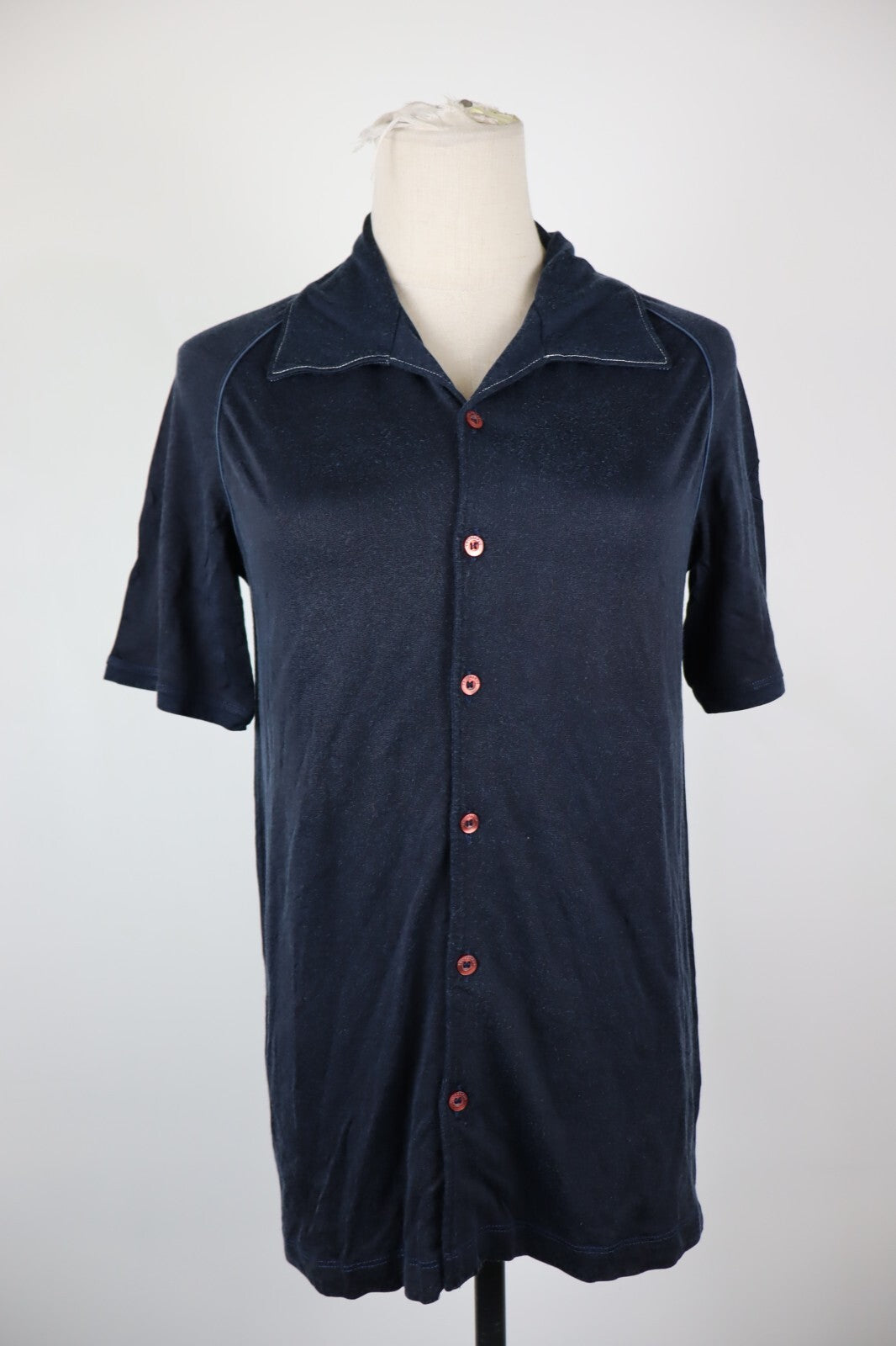 TRUSSARDI CAMICIA DONNA TG. L WOMAN SHIRT CASUAL VINTAGE COTONE