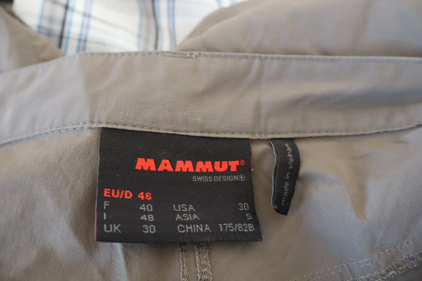 MAMMUT BERMUDA PANTALONE SHORTS UOMO TG 48 MAN VINTAGE CASUAL PANTS POLIESTERE
