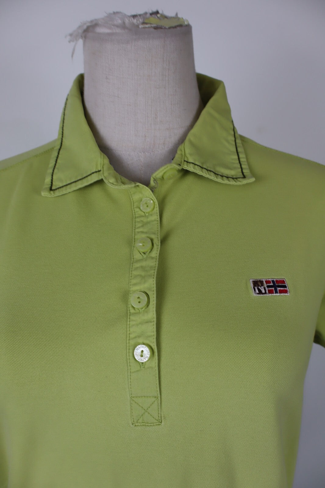 NAPAPIJRI POLO MAGLIA DONNA COTONE TG. L WOMAN SHIRT CASUAL VINTAGE COTTON