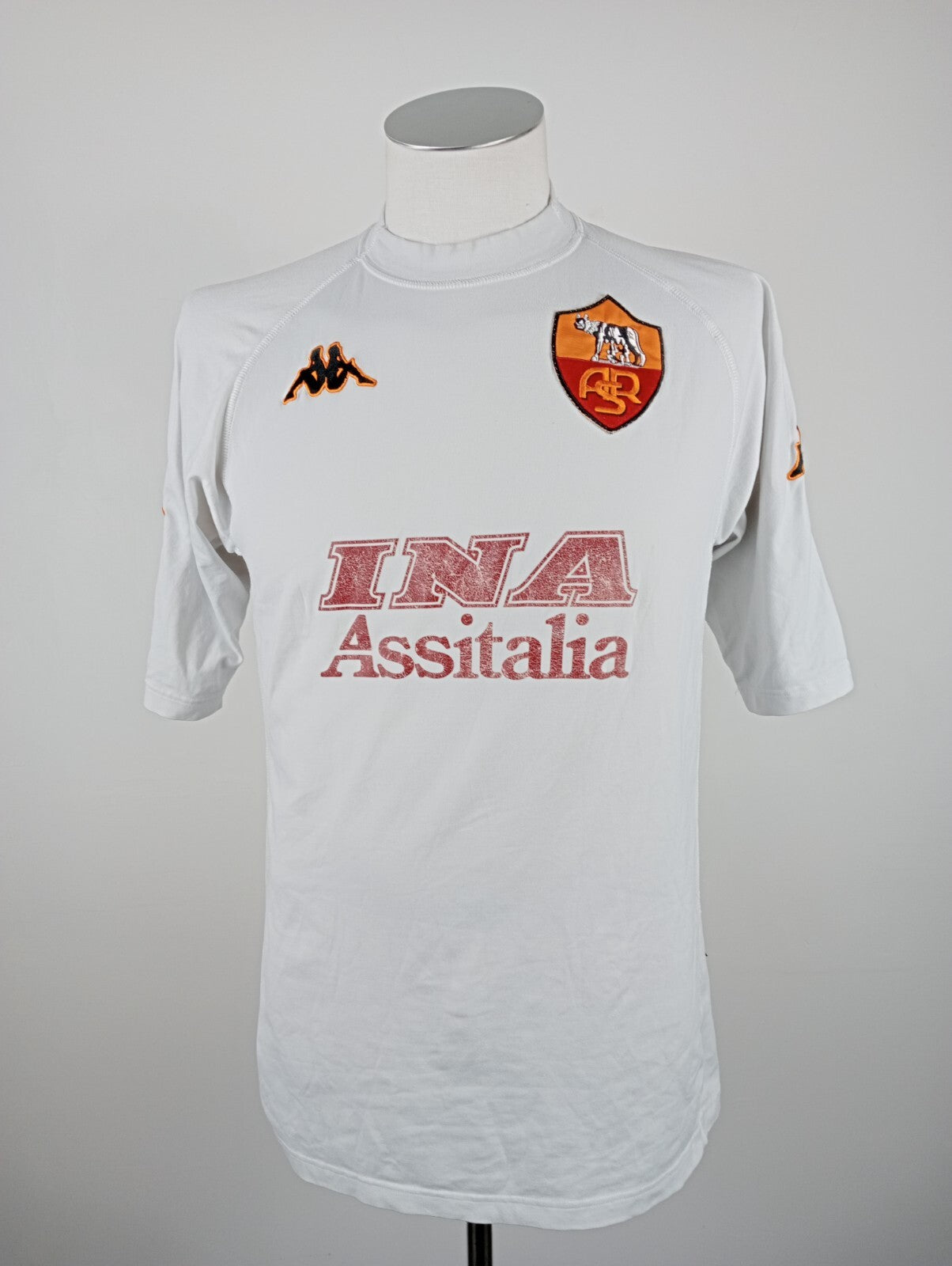 KAPPA ROMA MAGLIA CALCIO BATISTUTA N 18 UOMO TG M SOCCER TRIKOT MAN JERSEY