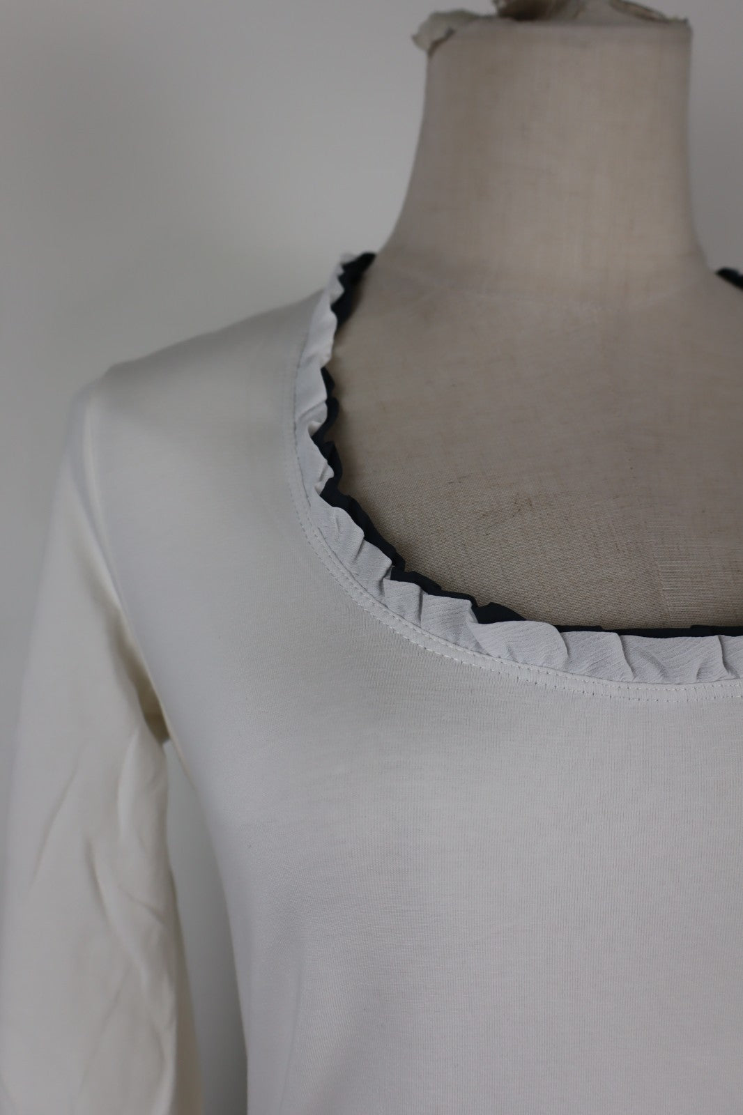 AJ ARMANI JEANS MAGLIA MANICA LUNGA DONNA TG 42 WOMAN CASUAL VINTAGE TOP T-SHIRT