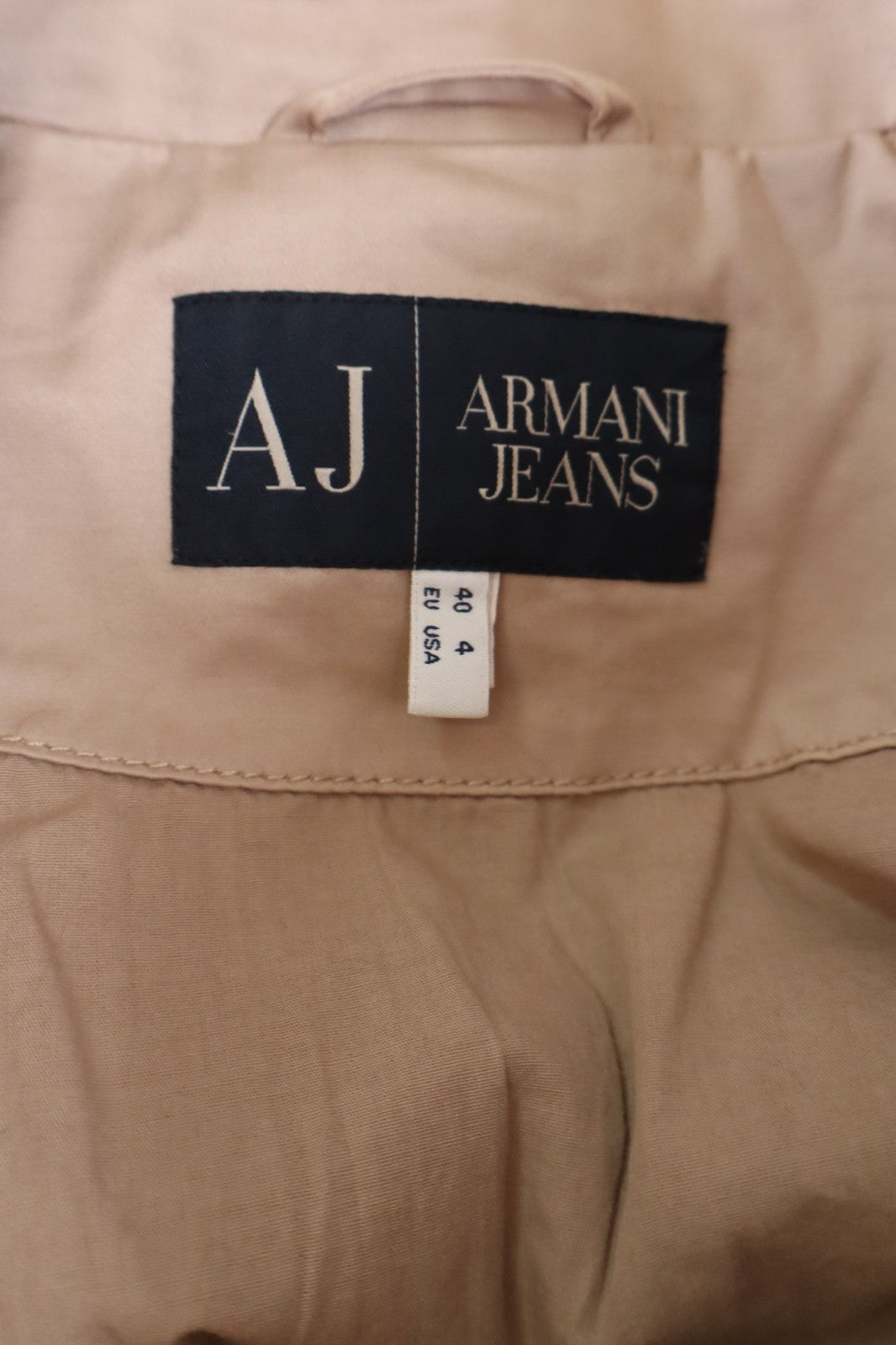 AJ ARMANI JEANS BLAZER GIACCA COTONE DONNA Tg 40 WOMAN VINTAGE JACKET CASUAL