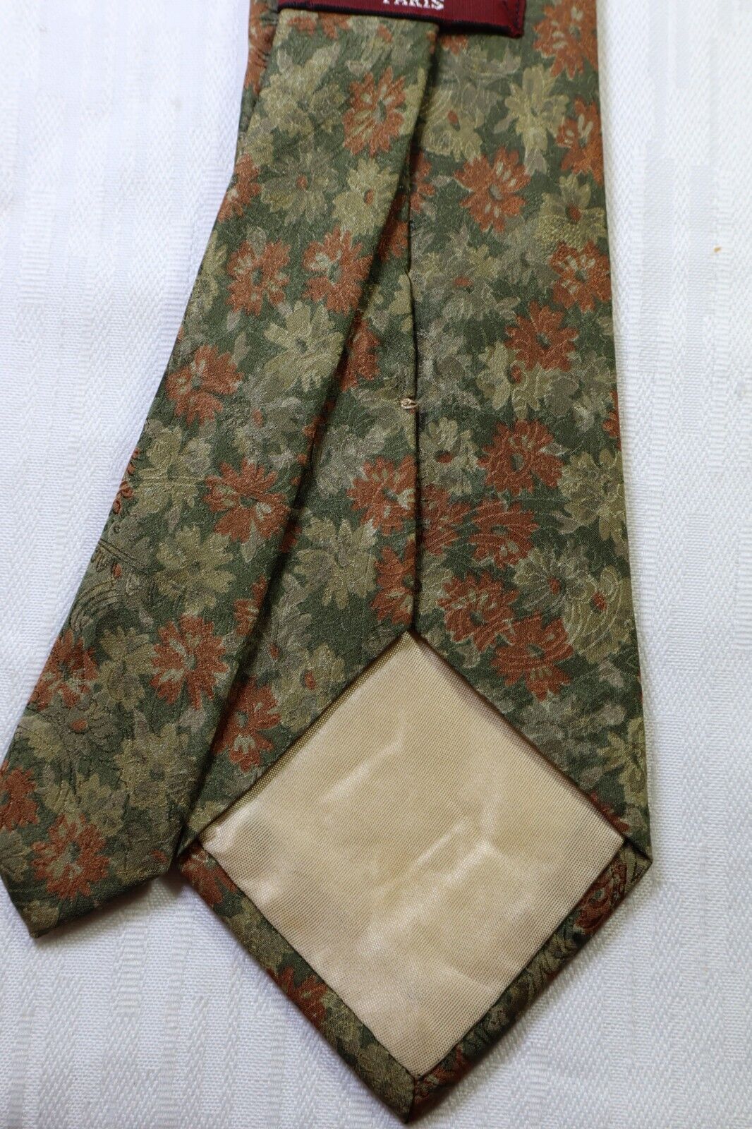 LANCOME PARIS 100% SETA SILK TIE CRAVATTA NECKTIE VINTAGE CLASSIC ITALY
