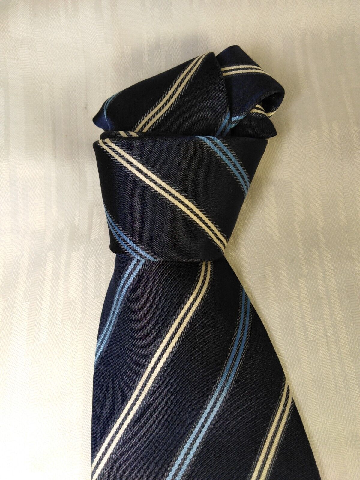 PELLICANO' ROMA 100% SETA SILK TIE CRAVATTA NECKTIE ITALY VINTAGE SELF TIPPED
