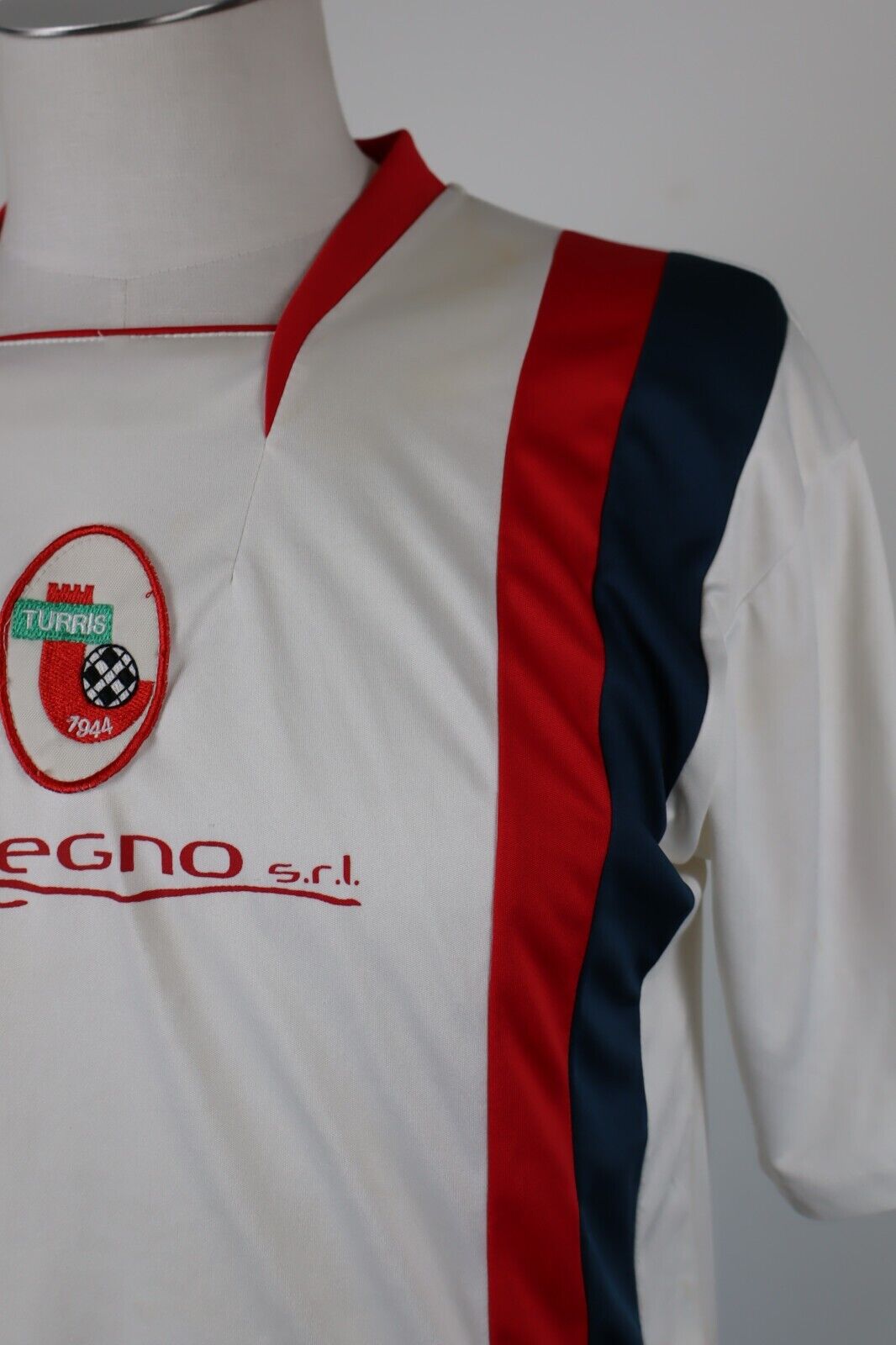 LEGEA TURRIS N 1 MAGLIA CALCIO UOMO Tg M SOCCER TRIKOT MAN VINTAGE JERSEY