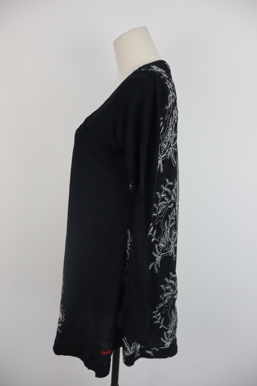 DESIGUAL VESTITO DONNA TG. XL WOMAN CASUAL VINTAGE DRESS ABITO VISCOSA