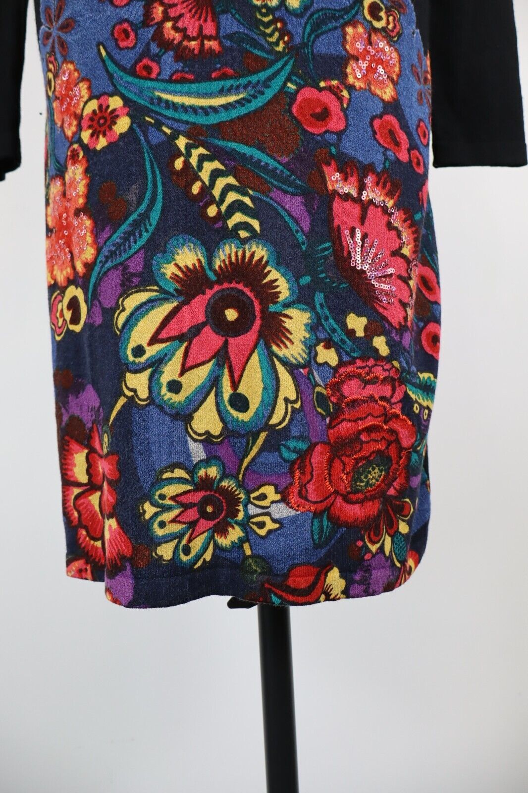 DESIGUAL VESTITO ABITO DONNA TG. L  WOMAN CASUAL VINTAGE DRESS