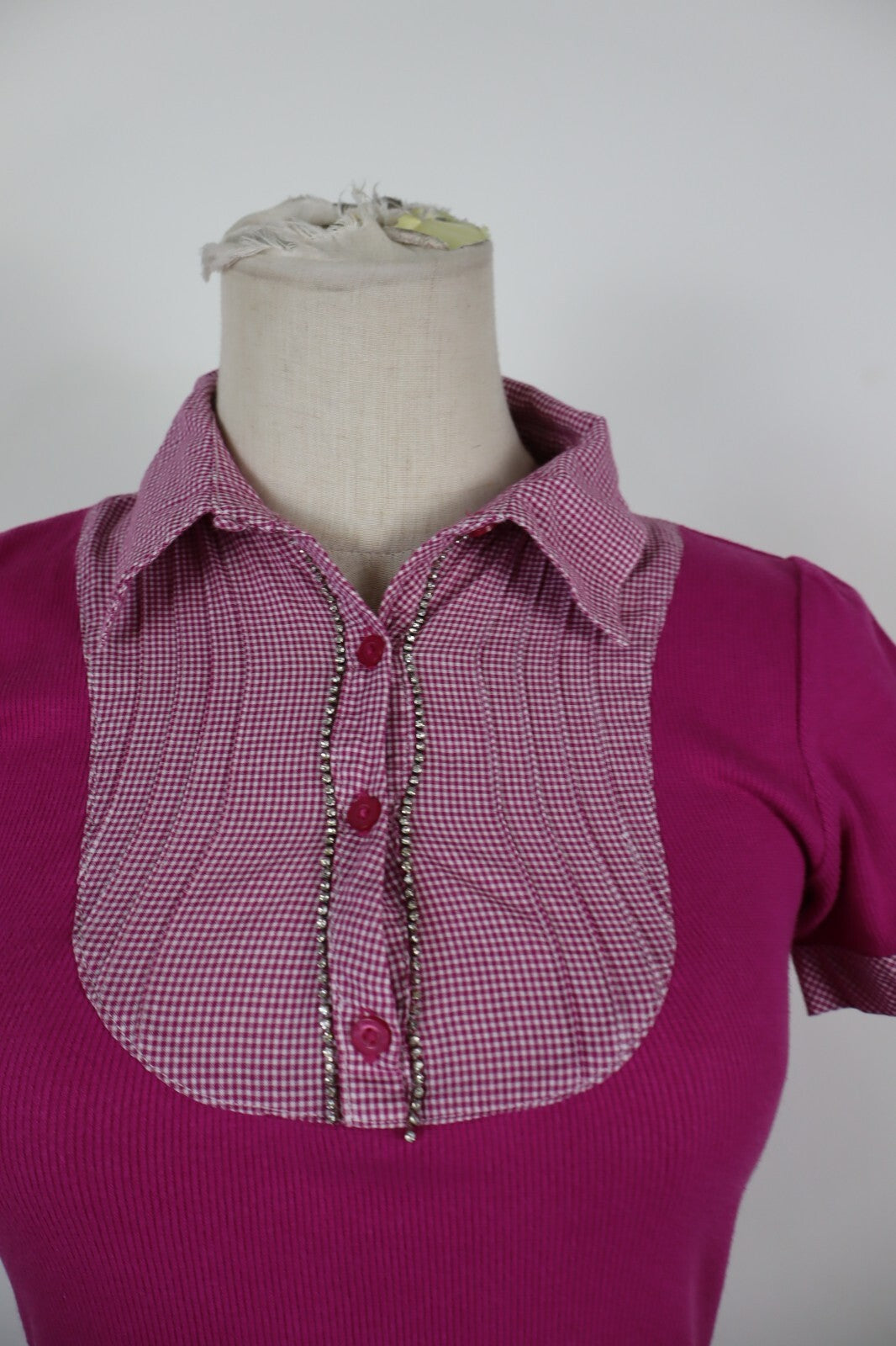 FRACOMINA POLO MAGLIA DONNA TG. M COTONE WOMAN SHIRT CASUAL VINTAGE