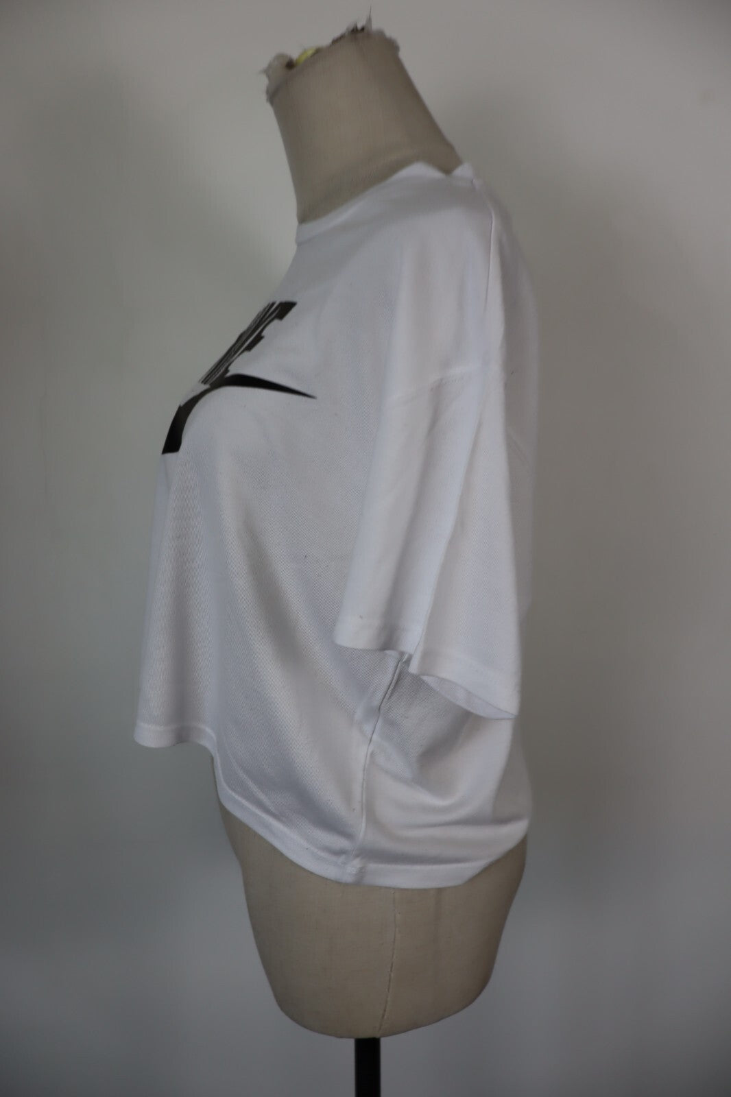 NIKE MAGLIA DONNA COTONE TG. L WOMAN CASUAL VINTAGE T-SHIRT CROP TOP