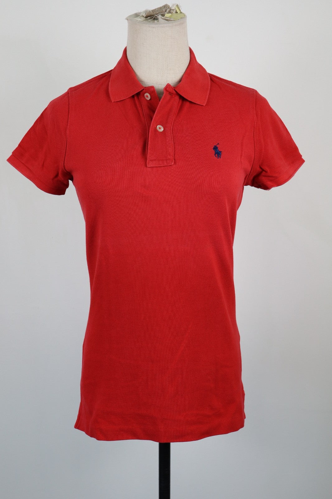 RALPH LAUREN THE SKINNY POLO MAGLIA DONNA COTONE TG. S WOMANSHIRT CASUAL VINTAGE