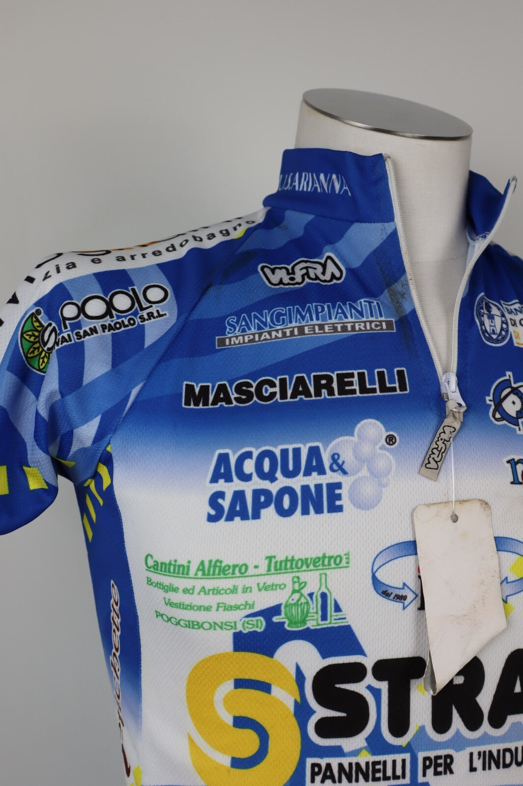 VIFRA MAGLIA CICLISMO CYCLING UOMO TG. 2 MAN SHIRT BIKE SPORT VINTAGE CON TAG