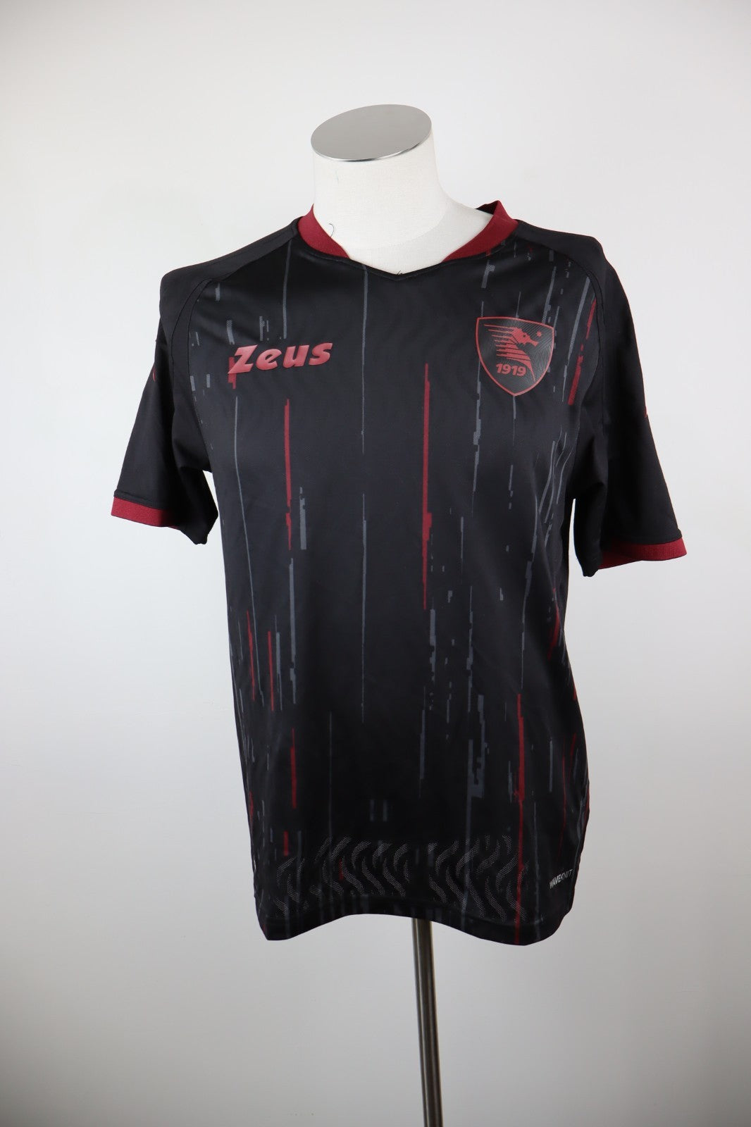 ZEUS SALERNITANA LA MANNA N 9 MAGLIA CALCIO UOMO Tg M SOCCER JERSEY VINTAGE