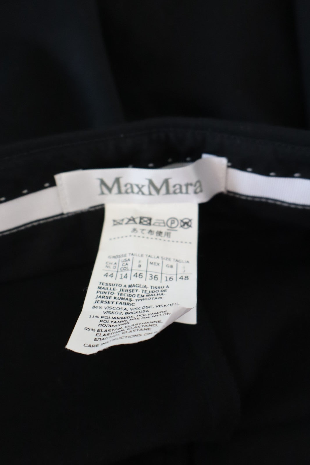 MAX MARA PANTALONI DONNA TG 48 WOMAN PANTS CASUAL VINTAGE VISCOSA  ELASTANO