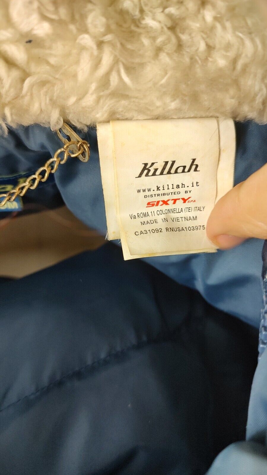 KILLAH GIUBBINO PIUMINO DONNA TG M WOMAN JACKET CASUAL VINTAGE