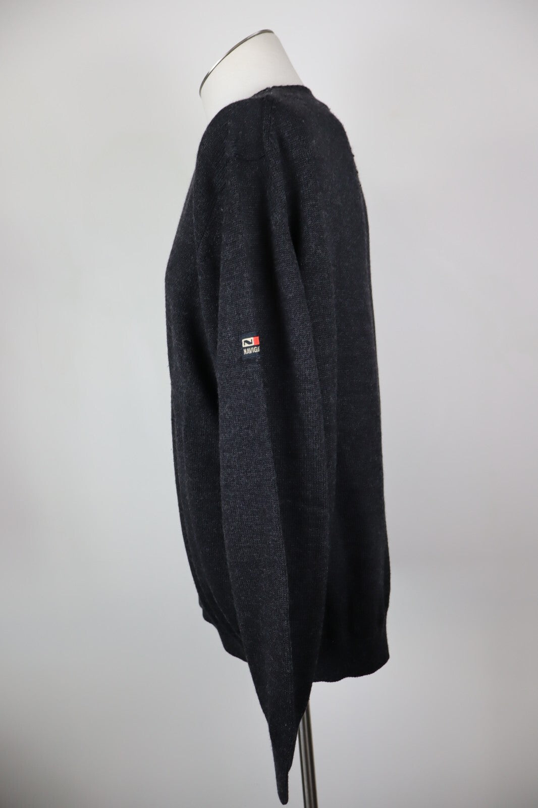 NAVIGARE MAGLIONE MAGLIA LANA VINTAGE UOMO TG 2XL MAN WOOL SWEATER CASUAL