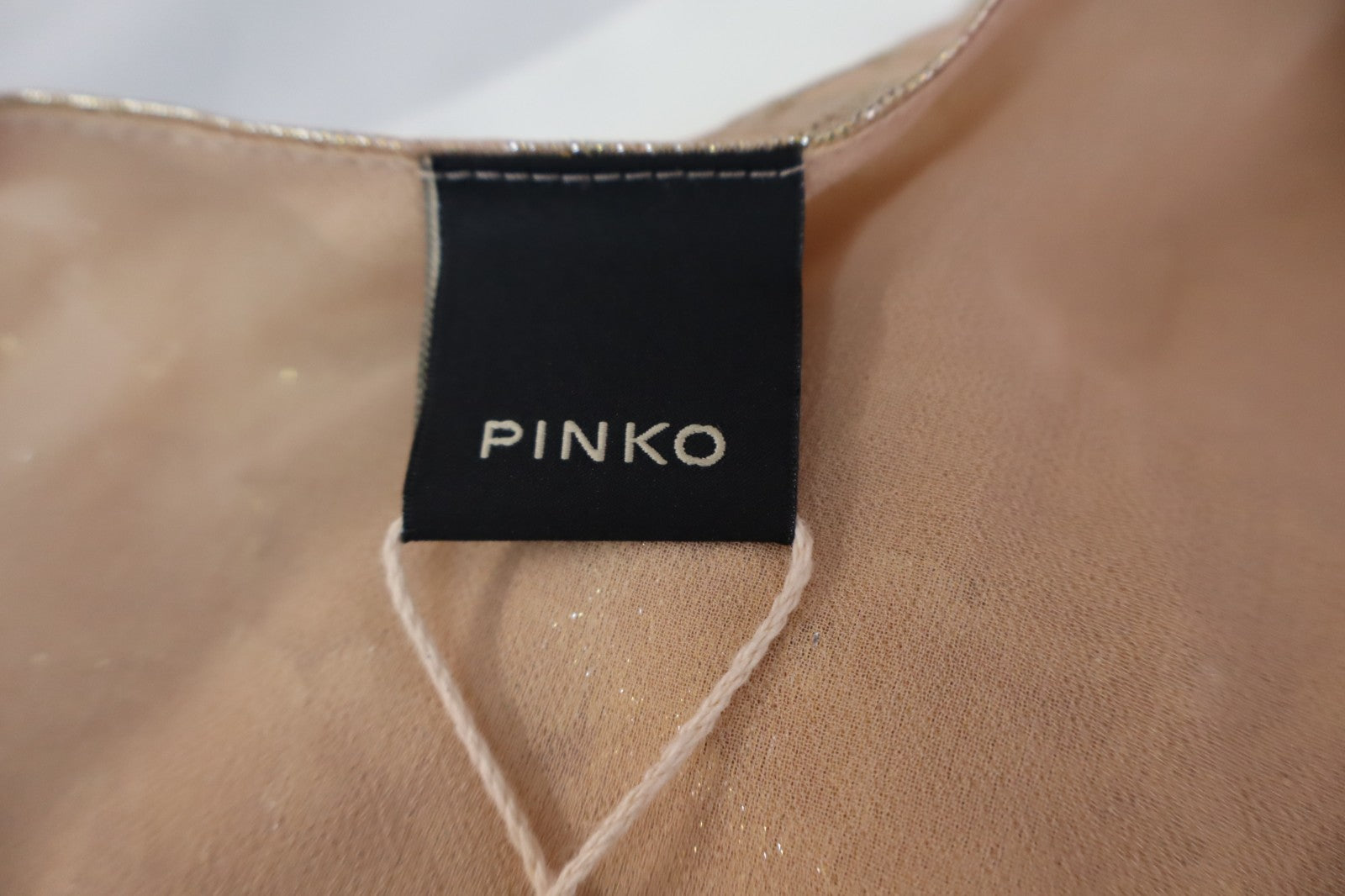 PINKO MAGLIA DONNA TG. 40 WOMAN CASUAL VINTAGE T-SHIRT TOP SETA POLY CON ATG